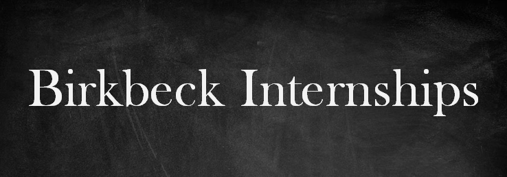 Birkbeck Intern Blog Post – Aren Roukema