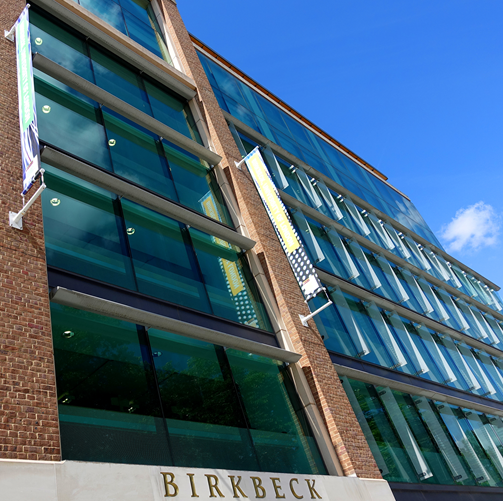 Photograph of the exterior of Birkbeck Library