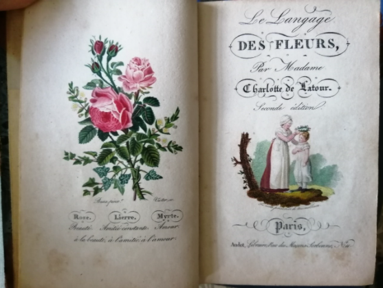 Title page of Charlotte de Latour, Le langage des fleurs.