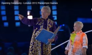 Sir Ian McKellan reciting Shakespeare at the 2012 Olympic Games Ceremony.